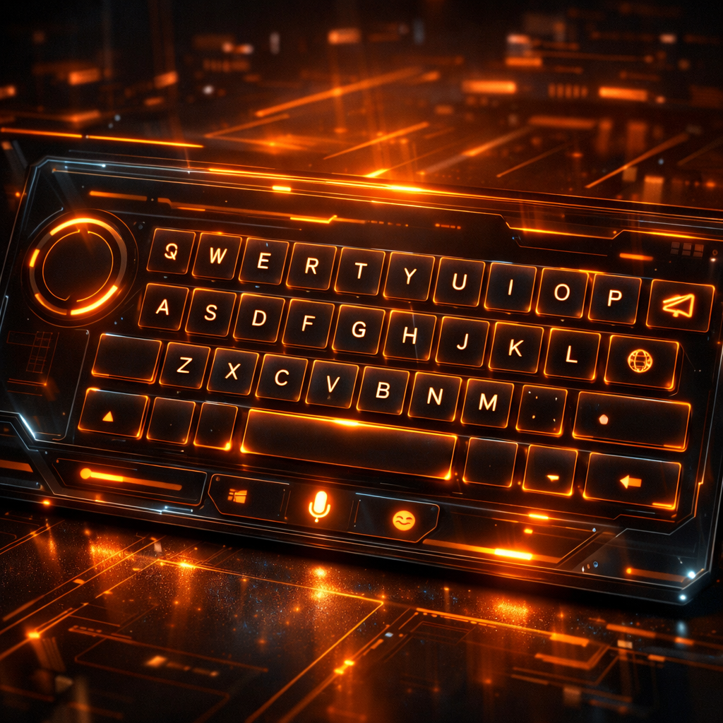 科技感输入界面背景